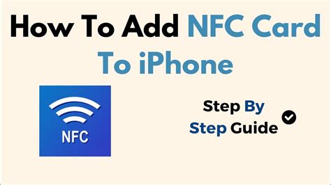 save nfc card to iphone